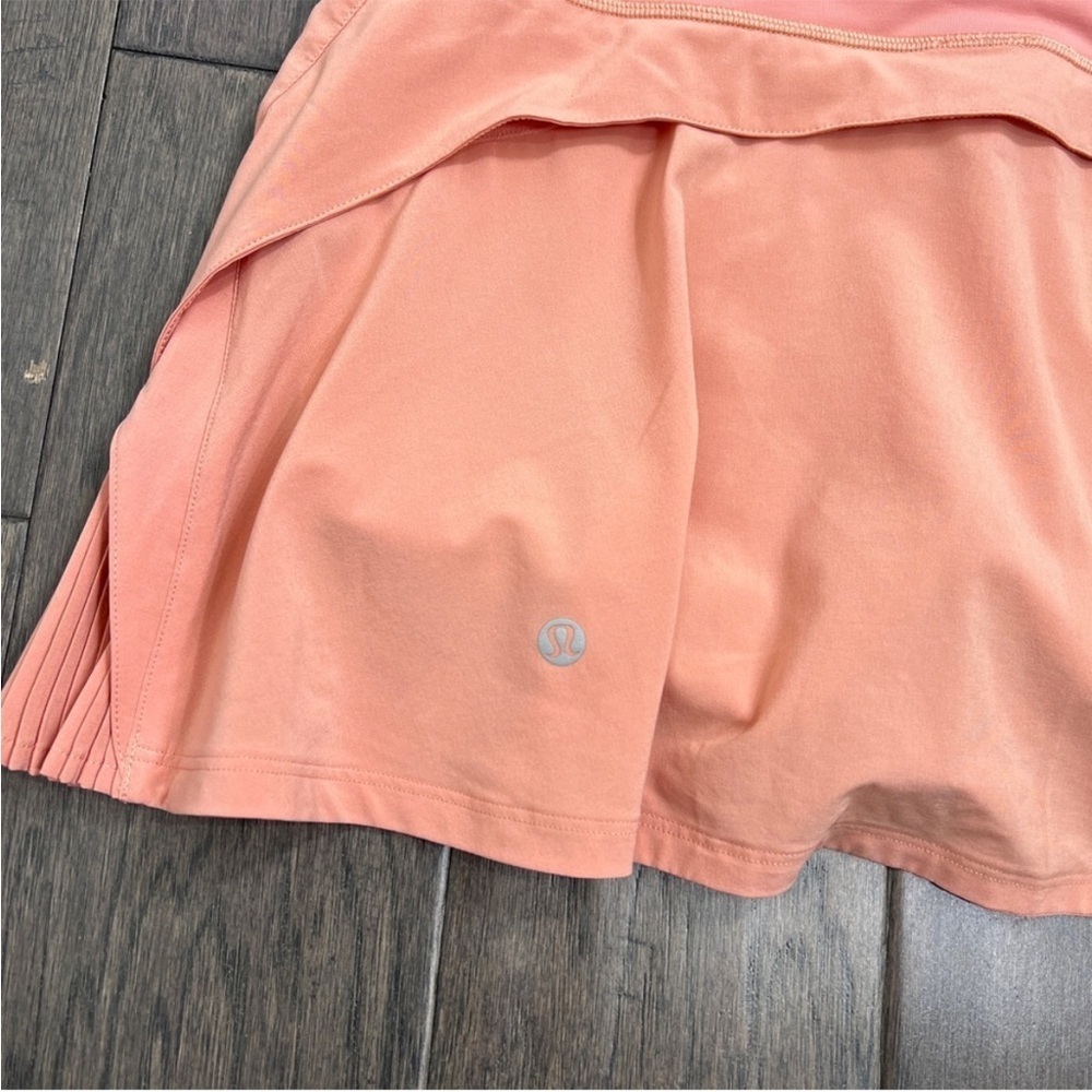 Lululemon Play Off The Pleats Skirt *13" Peach Pink - Picture 2 of 9